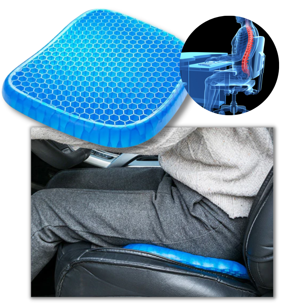 Cuscino di seduta in gel per alleviare la pressione - Ozerty