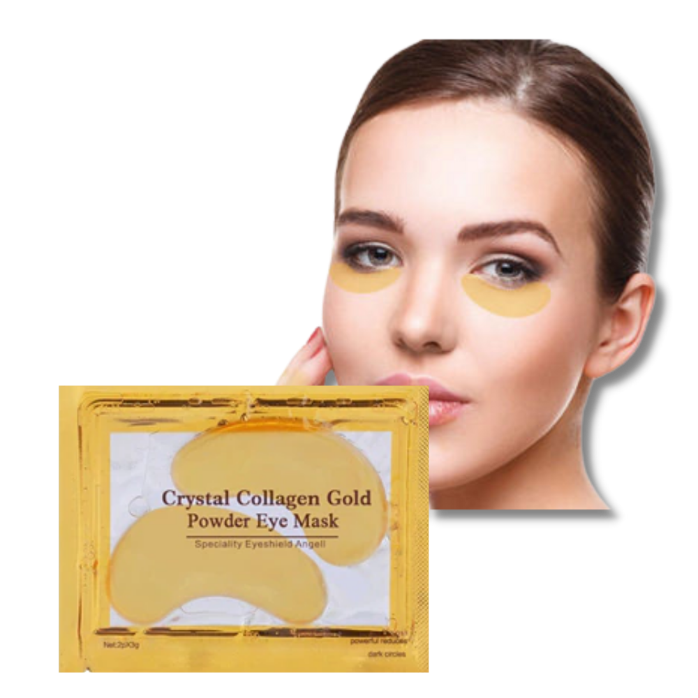 Maschera per gli occhi al collagene d'oro 24K (20 paia) - Ozerty