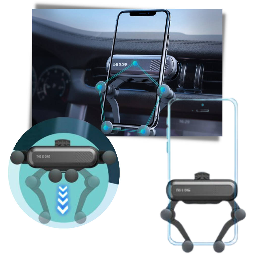 Porta telefono per auto a gravità