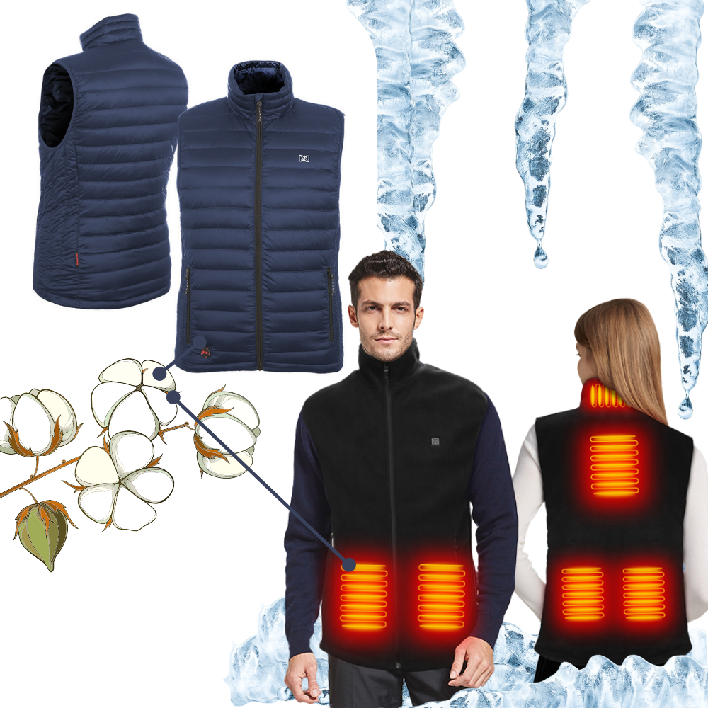 Gilet riscaldato unisex  - Ozerty