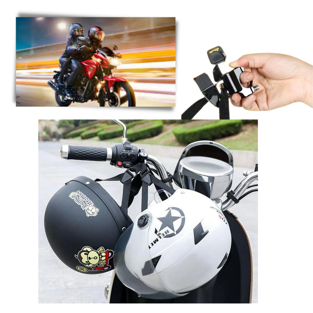 Serratura antifurto per caschi da moto - Ozerty