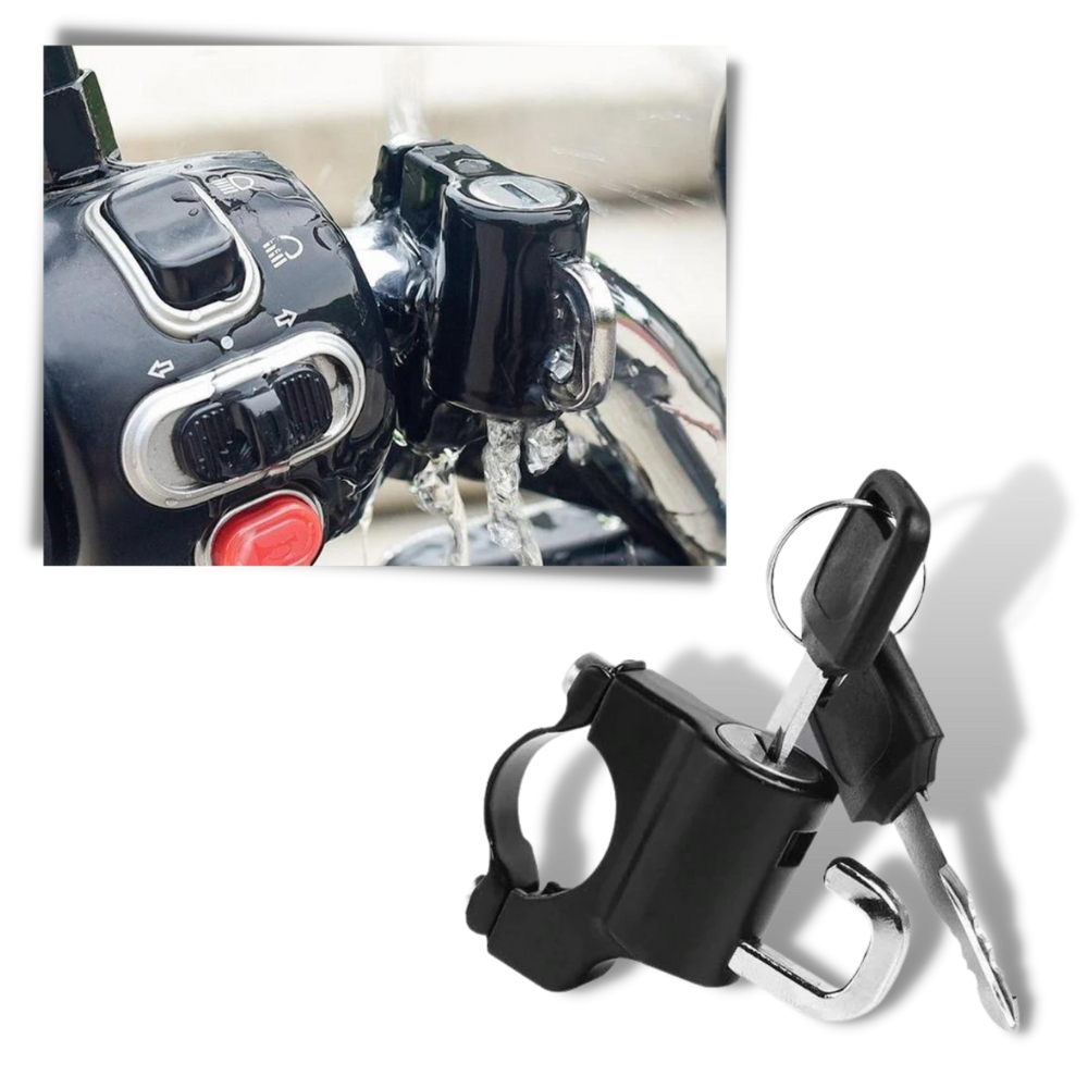 Serratura antifurto per caschi da moto - Ozerty