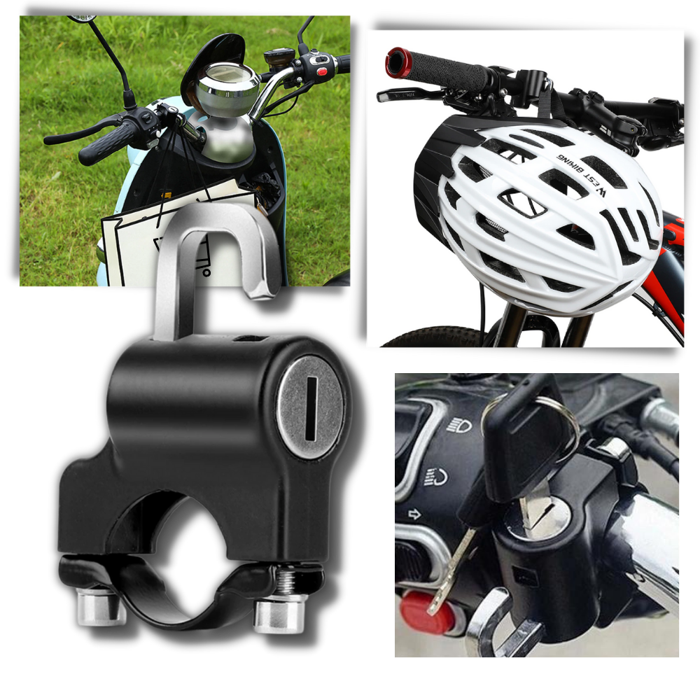 Serratura antifurto per caschi da moto - Ozerty