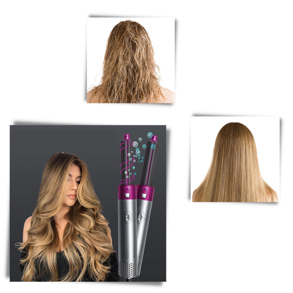 Set di piastre per capelli 5 in 1