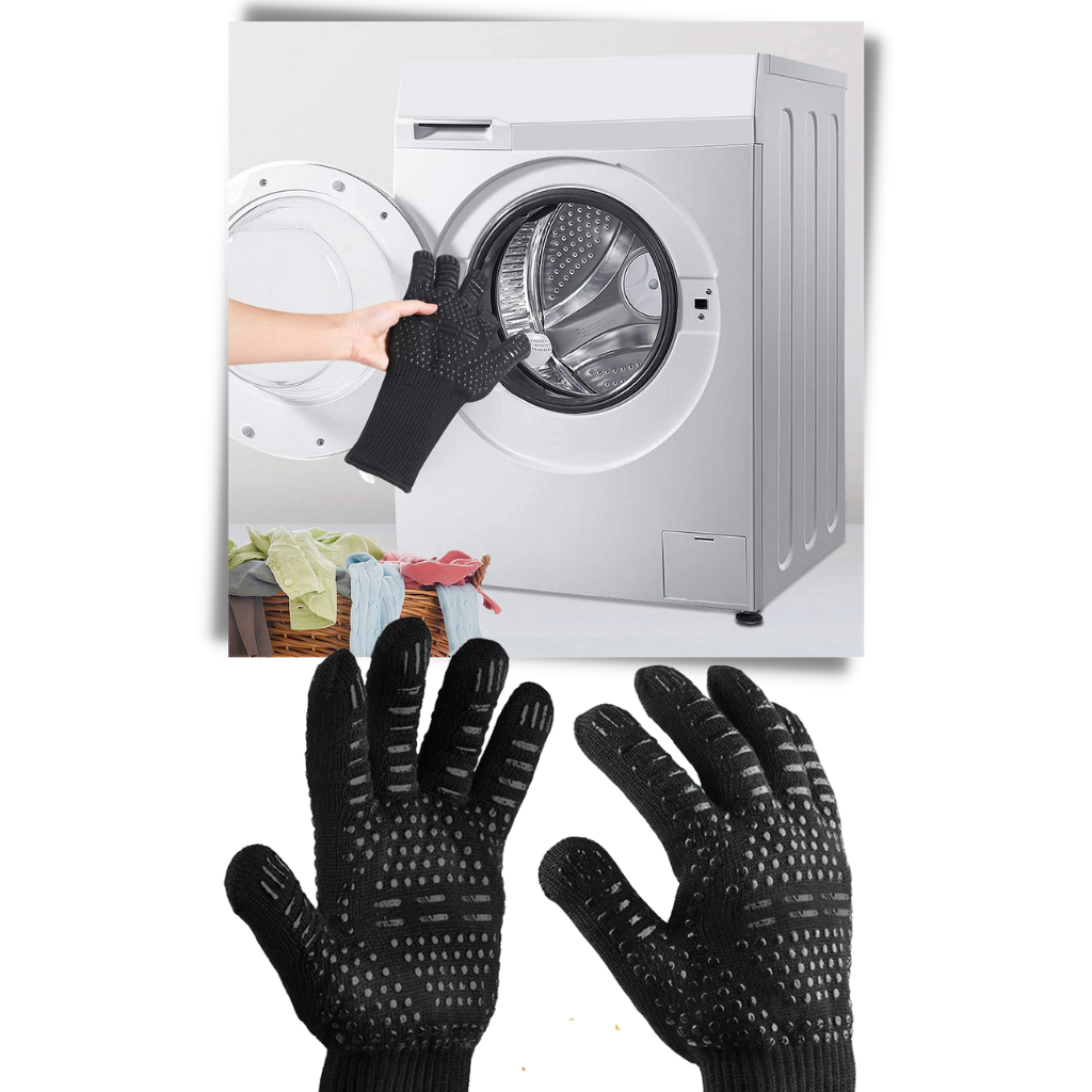Guanti BBQ resistenti al calore (1 paio) - Ozerty