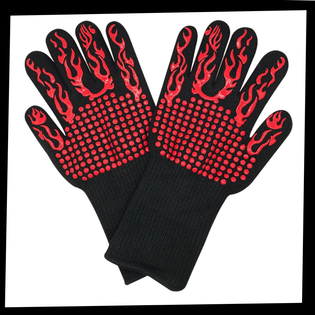 Guanti BBQ resistenti al calore (1 paio) - Ozerty