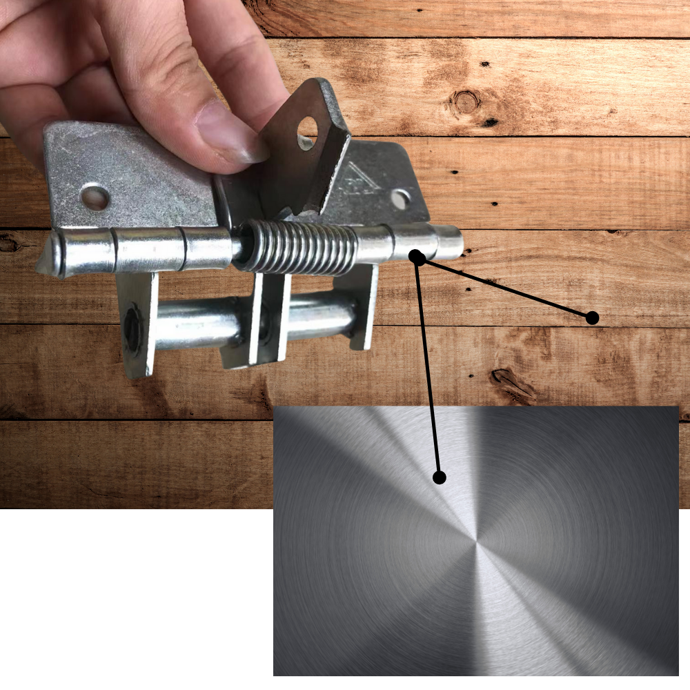 Cerniera per porta versatile con chiusura ammortizzata - Ozerty