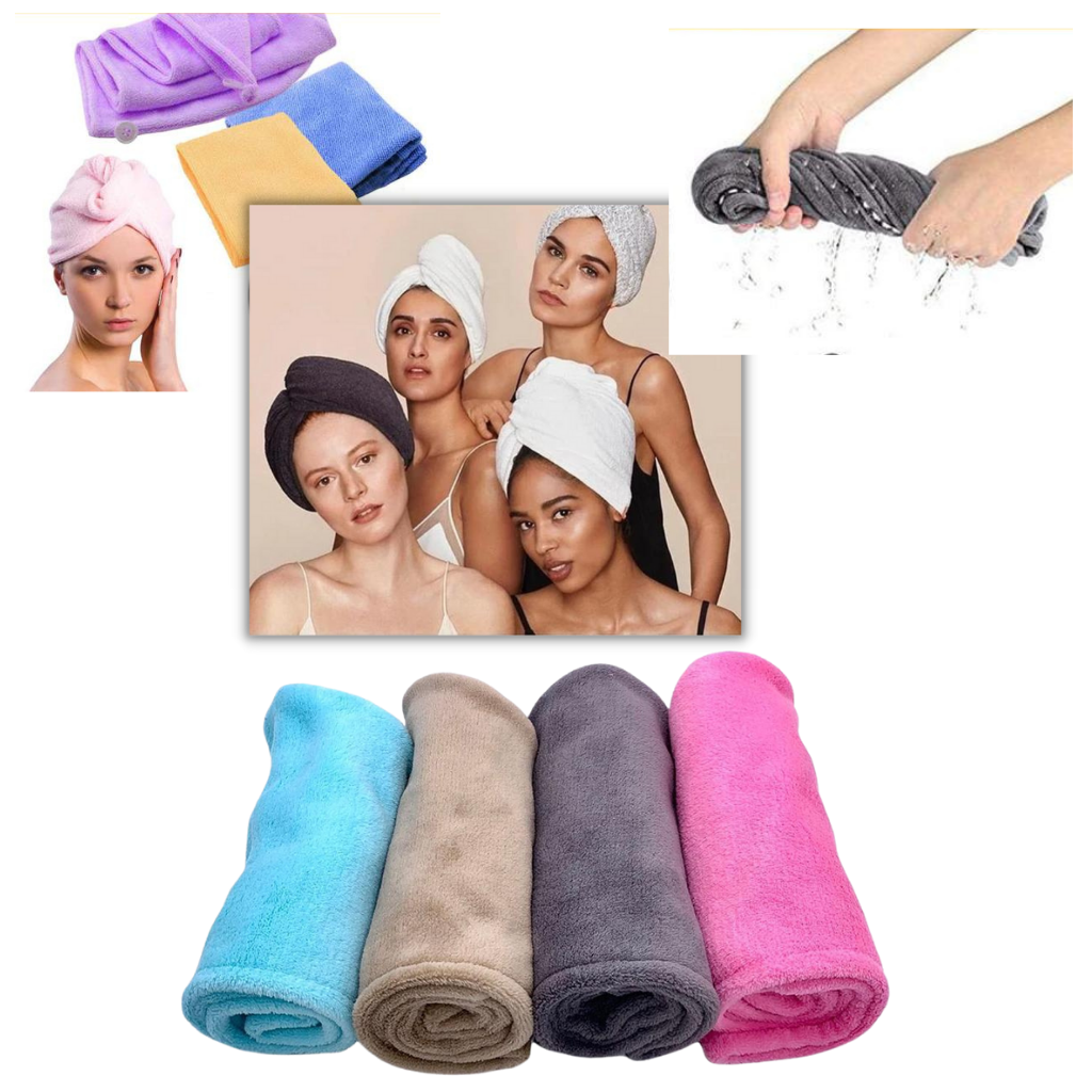 Asciugamano per capelli asciutto istantaneo - Ozerty