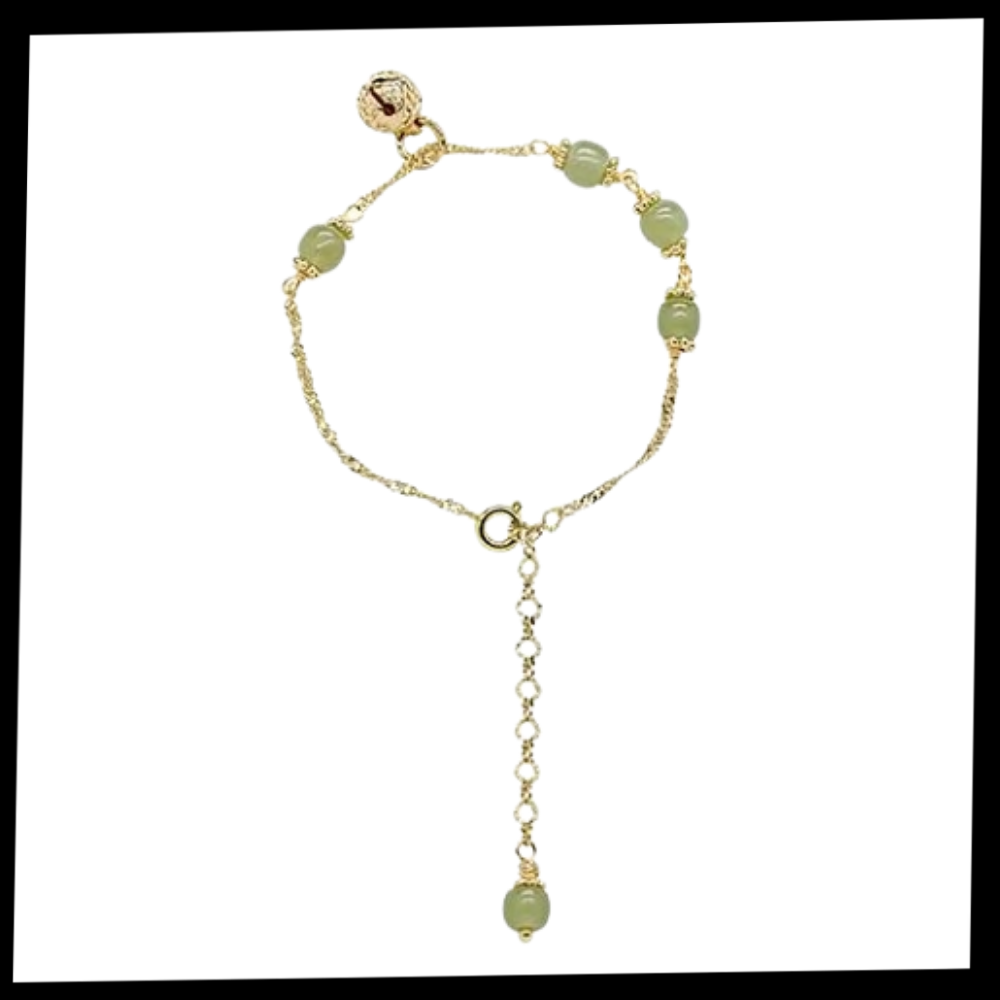 Bracciale a campana di giada Hetian - Ozerty