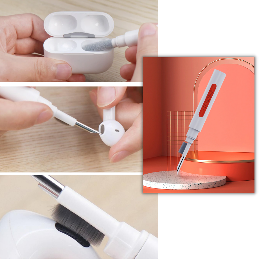 Pulitore per tastiera e auricolari 5 in 1