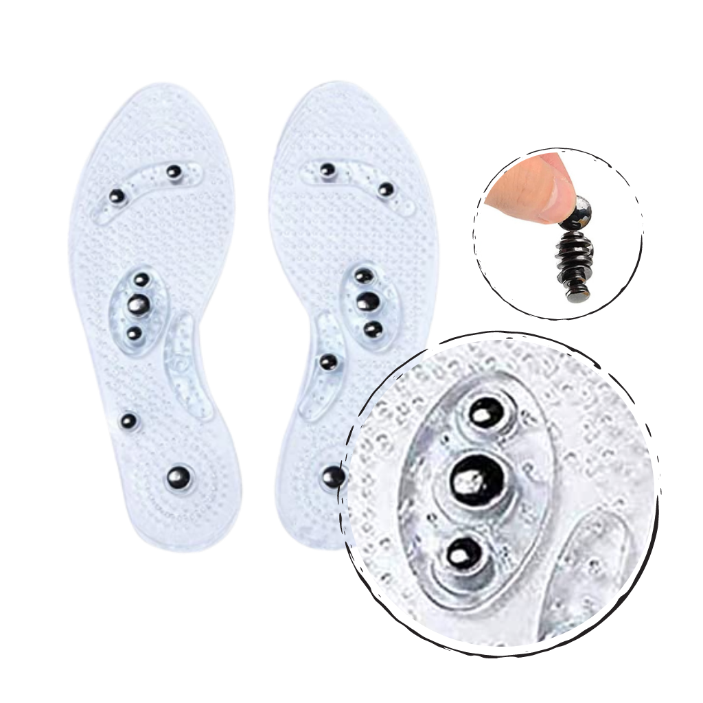 Solette magnetiche per il massaggio del piede
