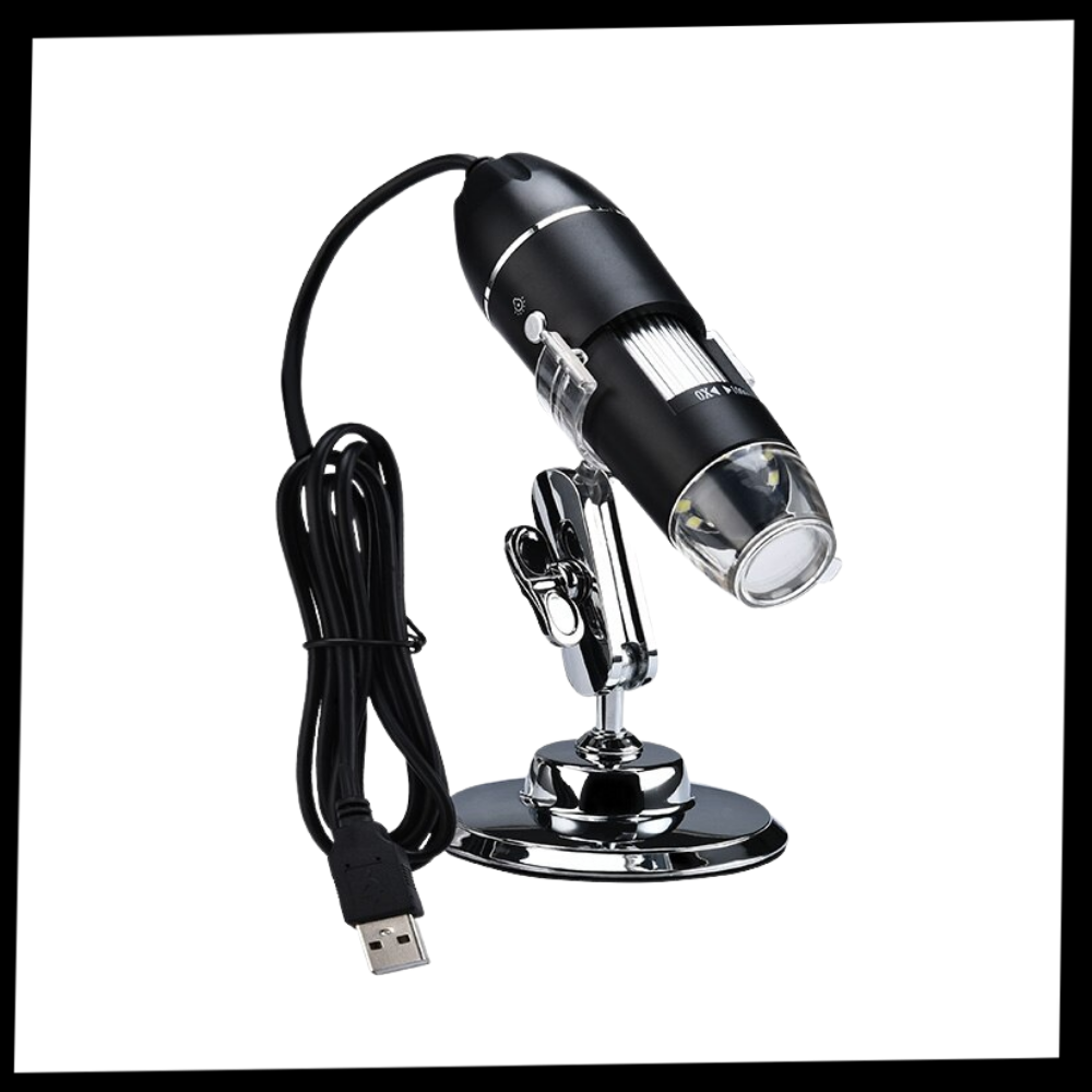Microscopio digitale USB con LED  - Ozerty