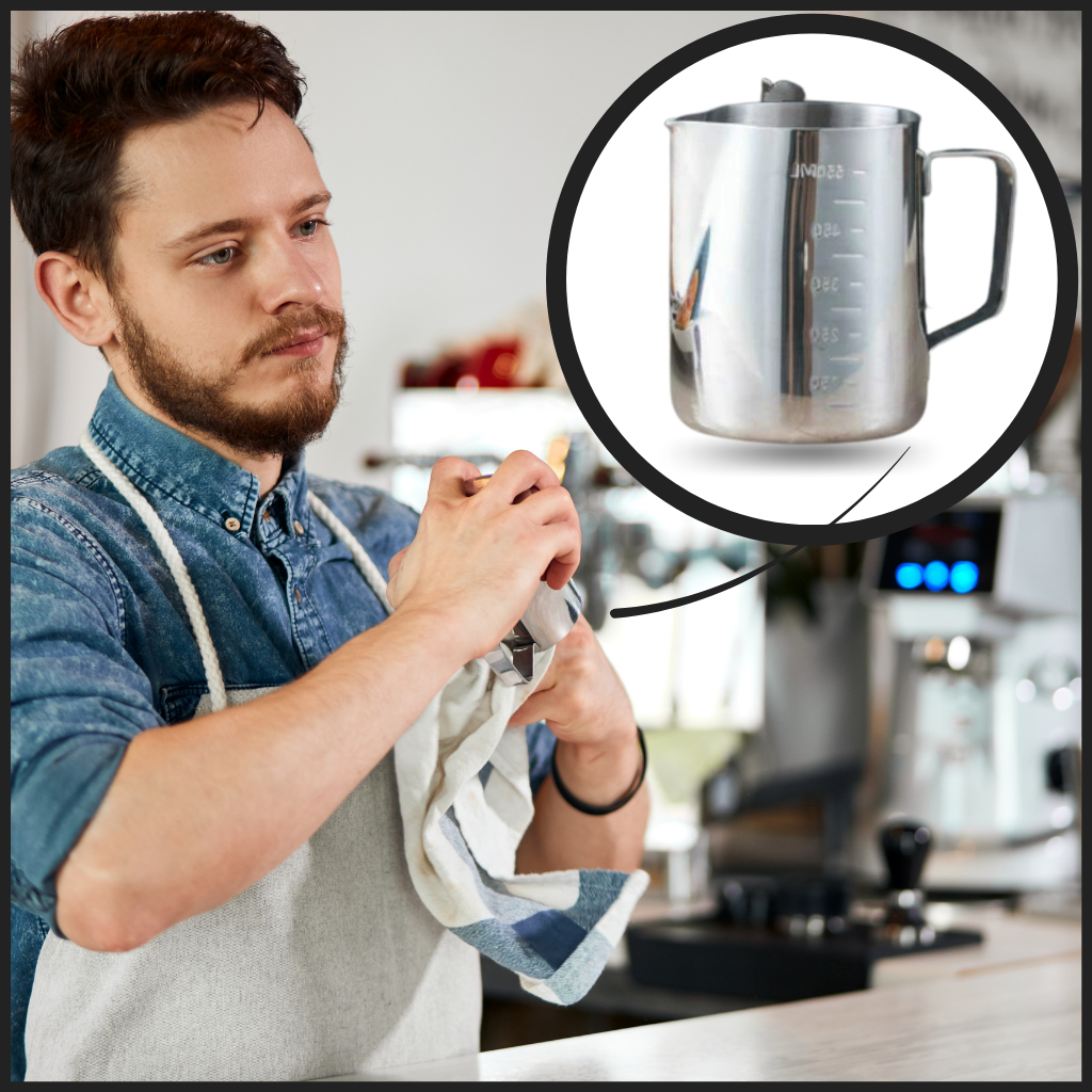 Caraffa per il latte in acciaio inox 100 ml - Ozerty