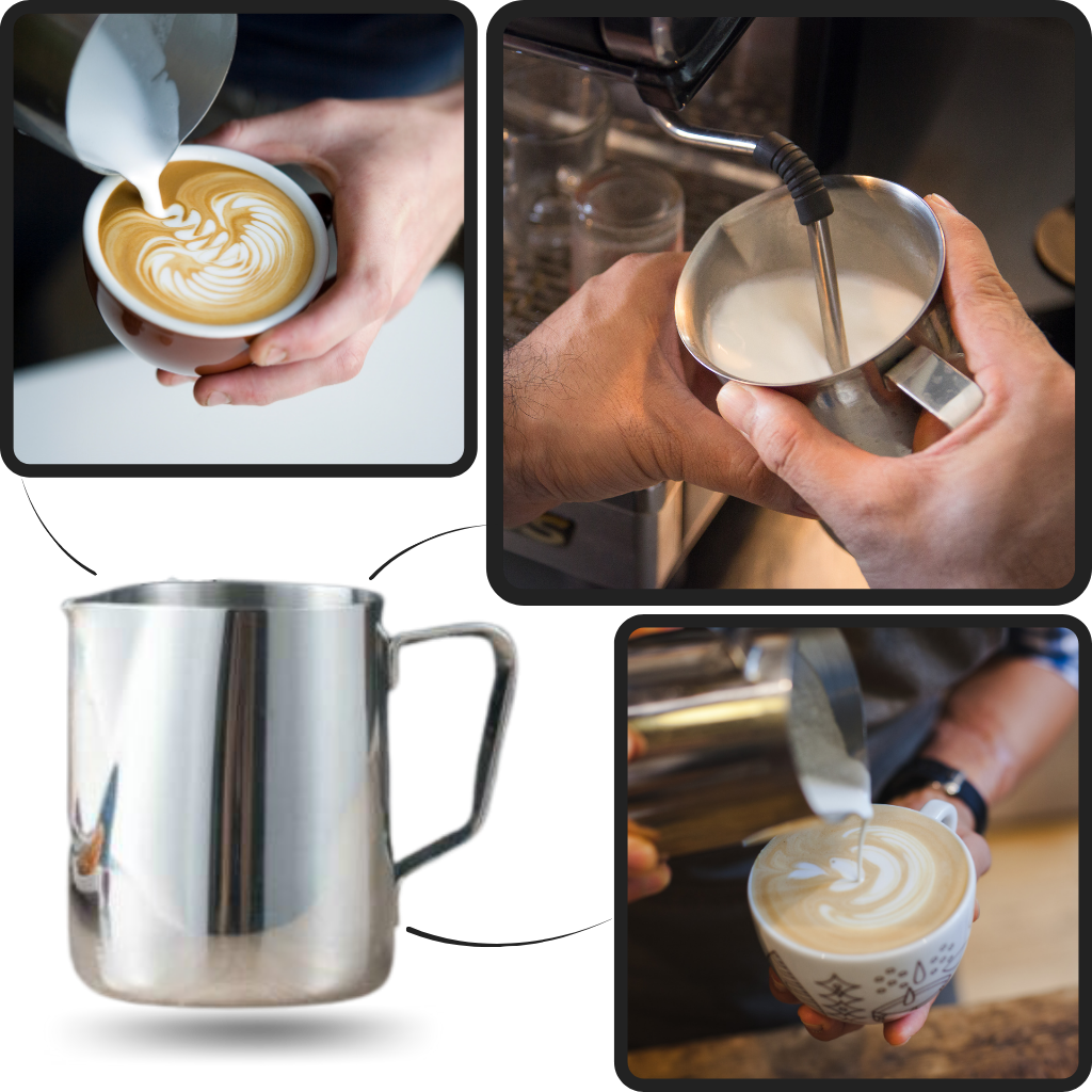 Caraffa per il latte in acciaio inox 100 ml - Ozerty