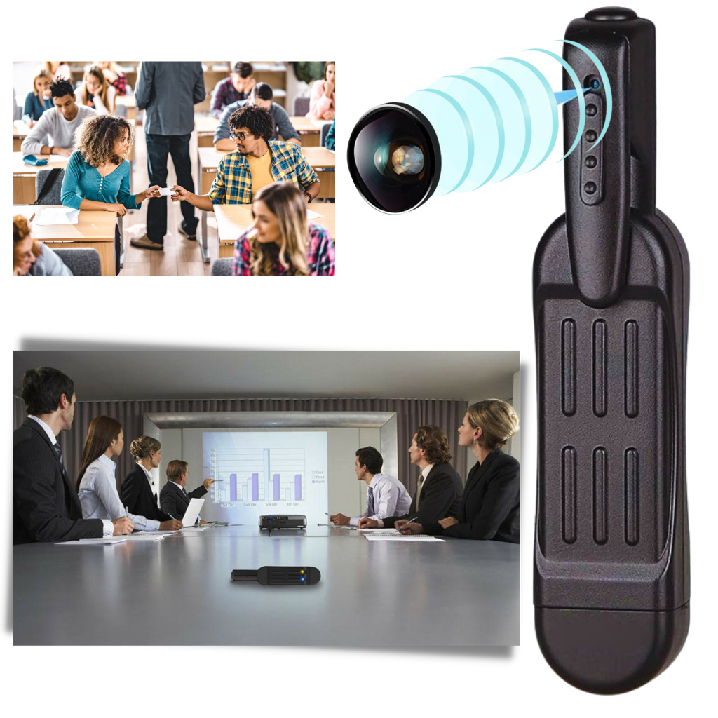 Mini videocamera a penna