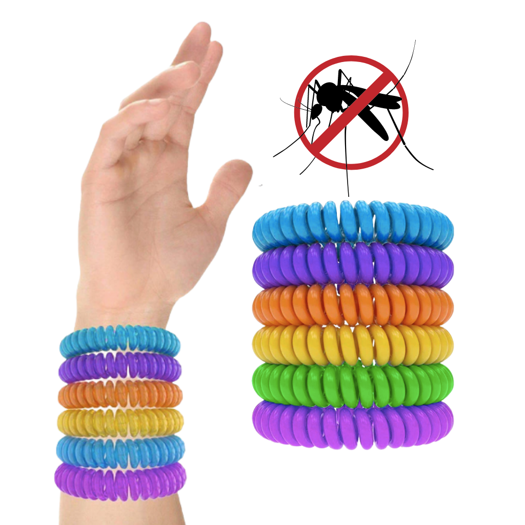 Bracciale repellente per zanzare impermeabile (10 pezzi) - Ozerty
