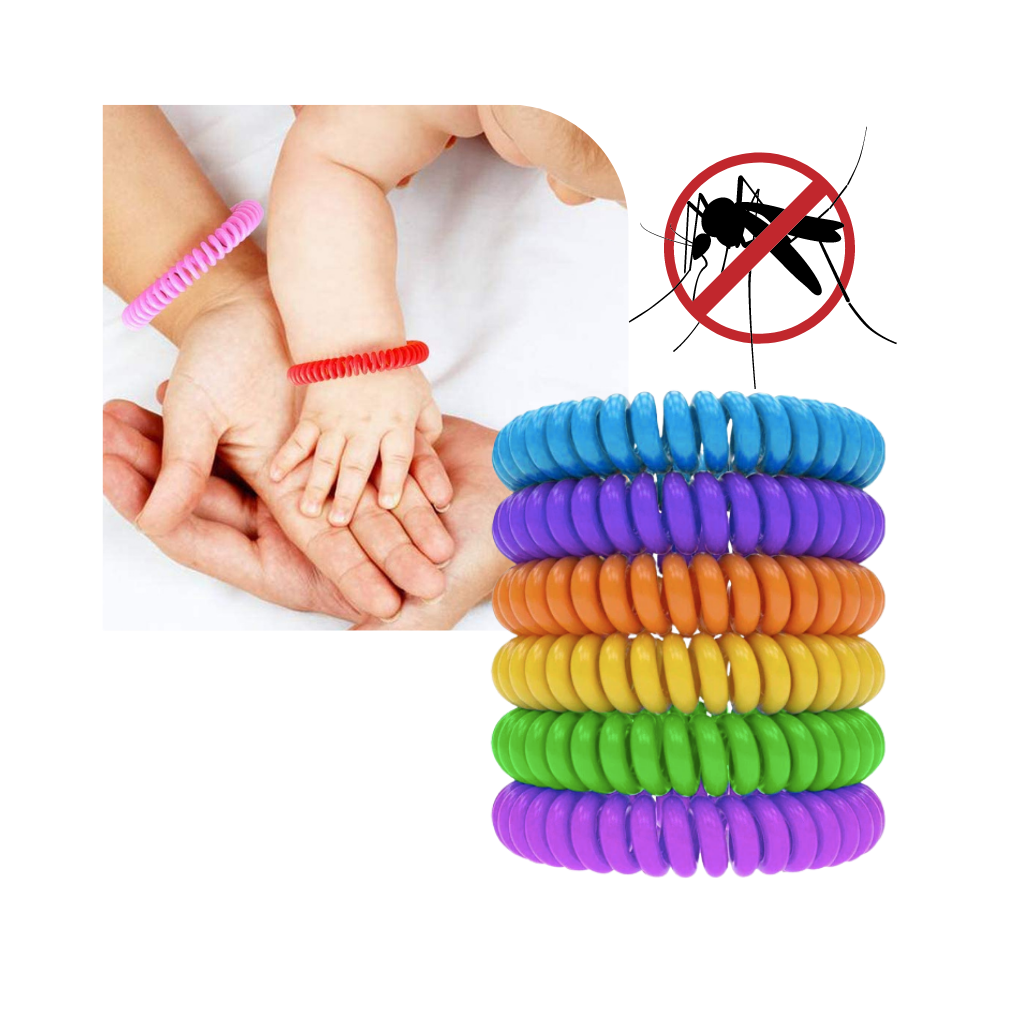 Bracciale repellente per zanzare impermeabile (10 pezzi) - Ozerty