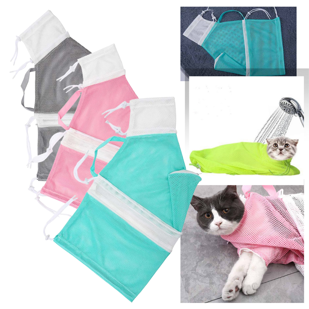Borsa in mesh multi-funzione per la toelettatura degli animali - Ozerty