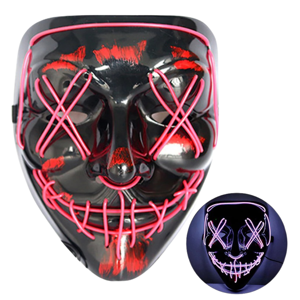 Maschera LED al neon