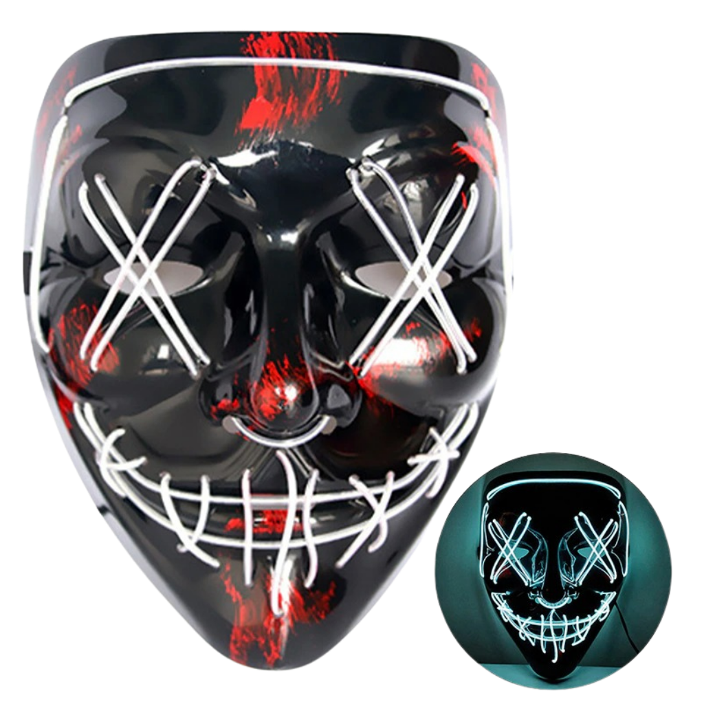 Maschera LED al neon