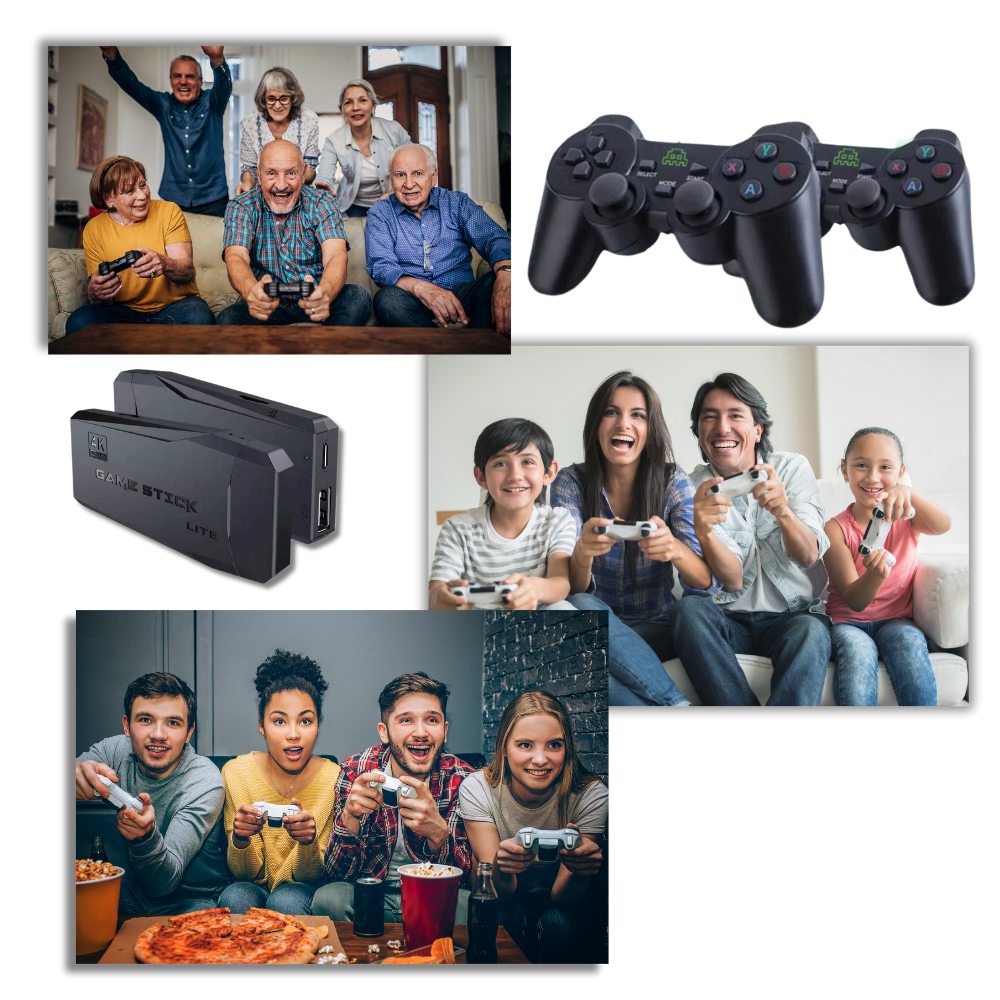 Console e chiavetta per videogiochi retrò - Ozerty