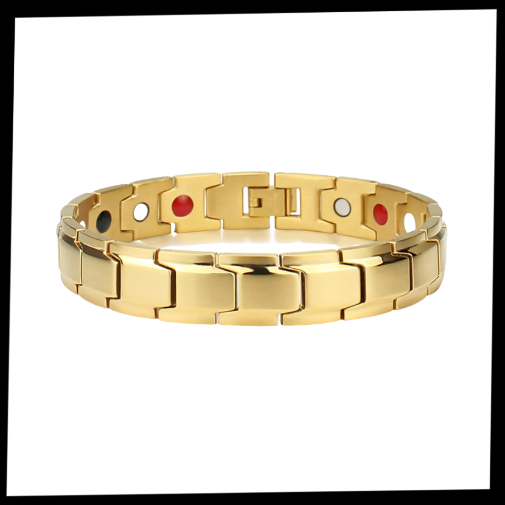 Bracciale Magnetico Dimagrante Detox Con Zirconi | Uomo E Donna, Lunghezza 16,5 Cm, Leggero, Anti-stress