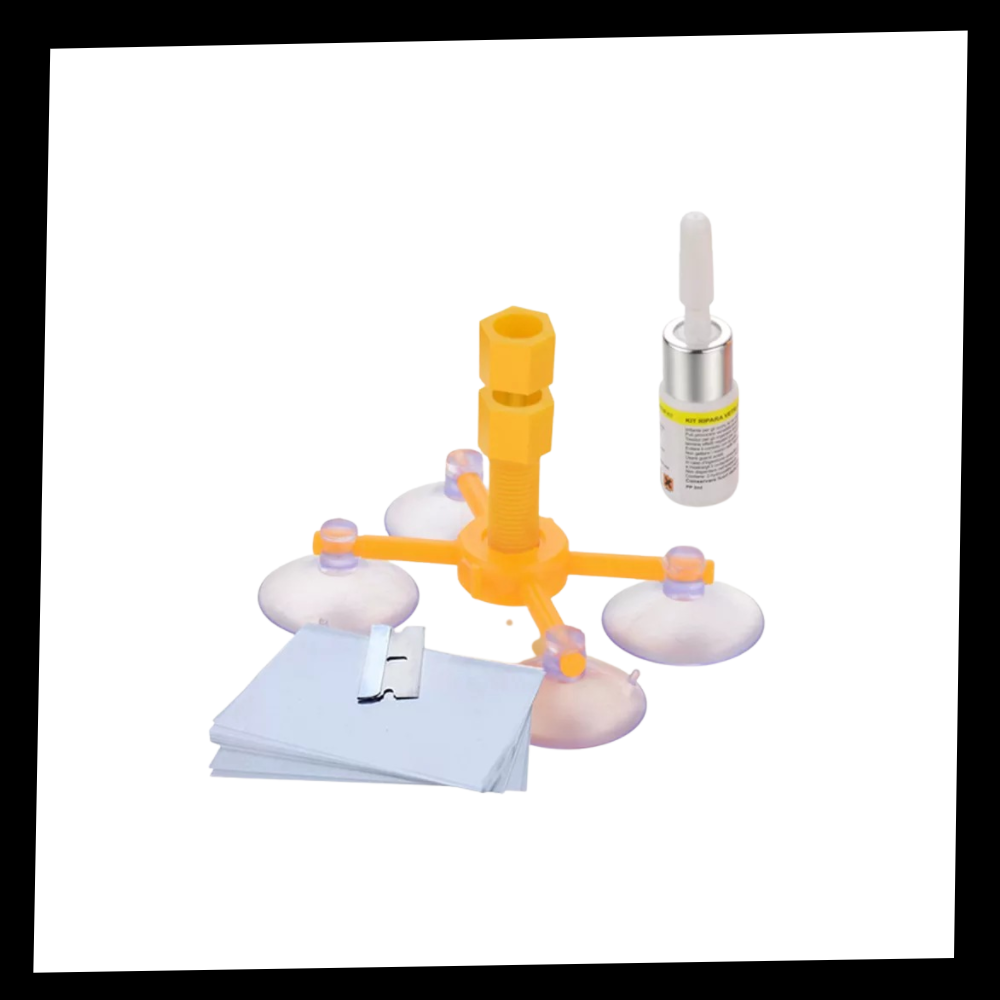 Kit di riparazione del vetro del parabrezza  - Ozerty