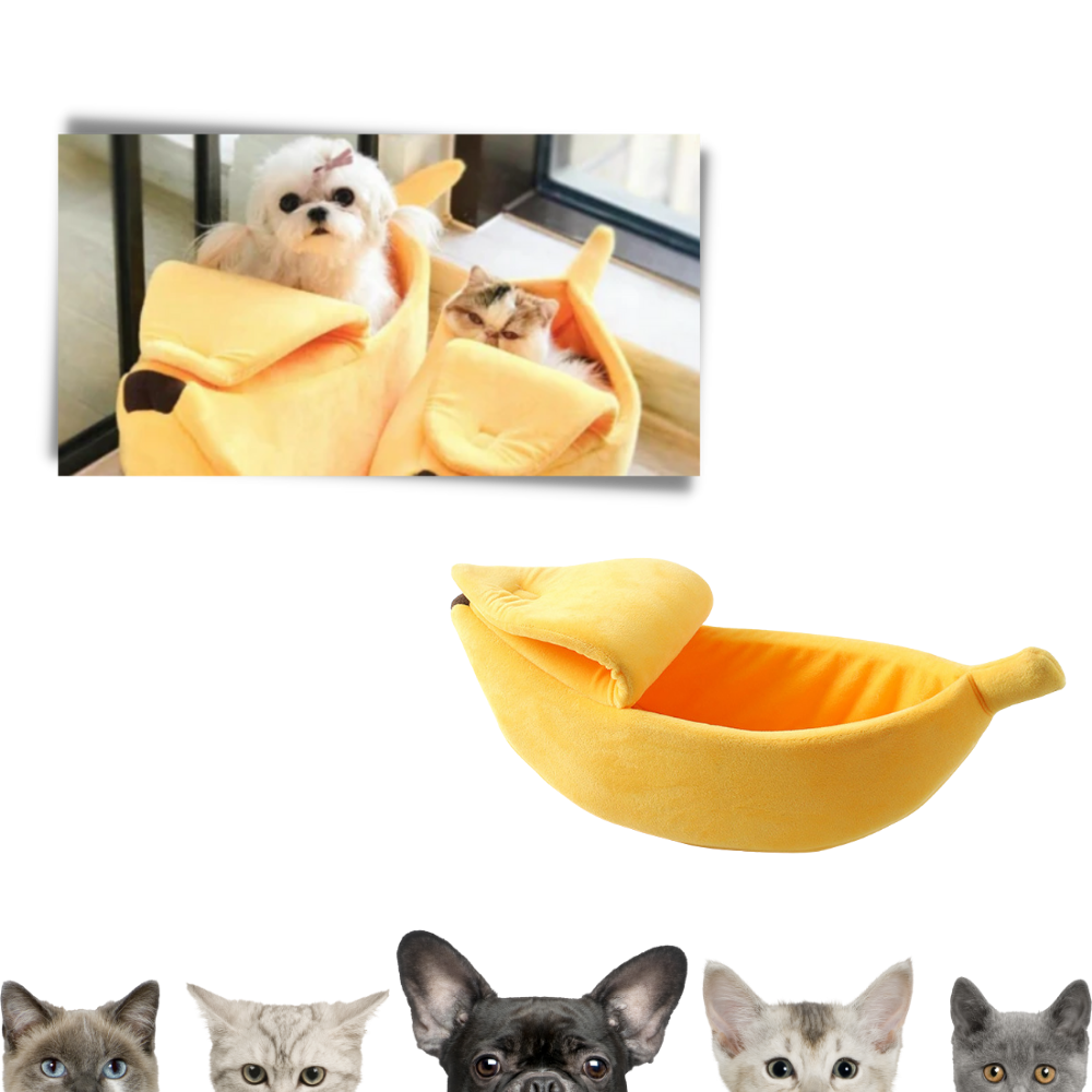 Letto per animali a forma di banana - Ozerty