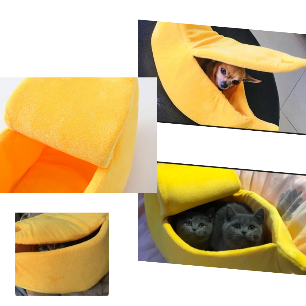 Letto per animali a forma di banana - Ozerty
