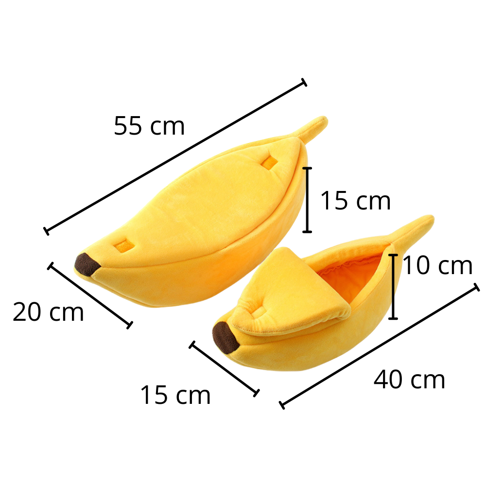 Letto per animali a forma di banana - Ozerty