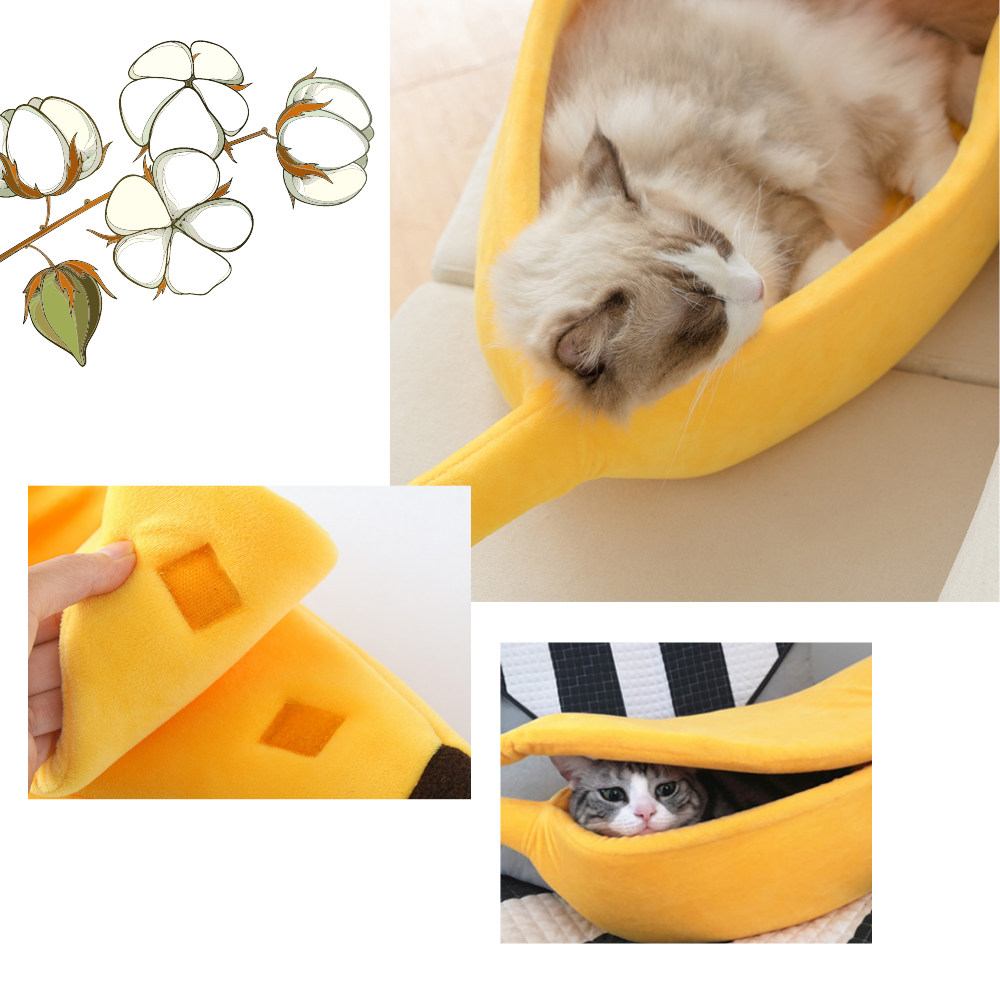 Letto per animali a forma di banana - Ozerty