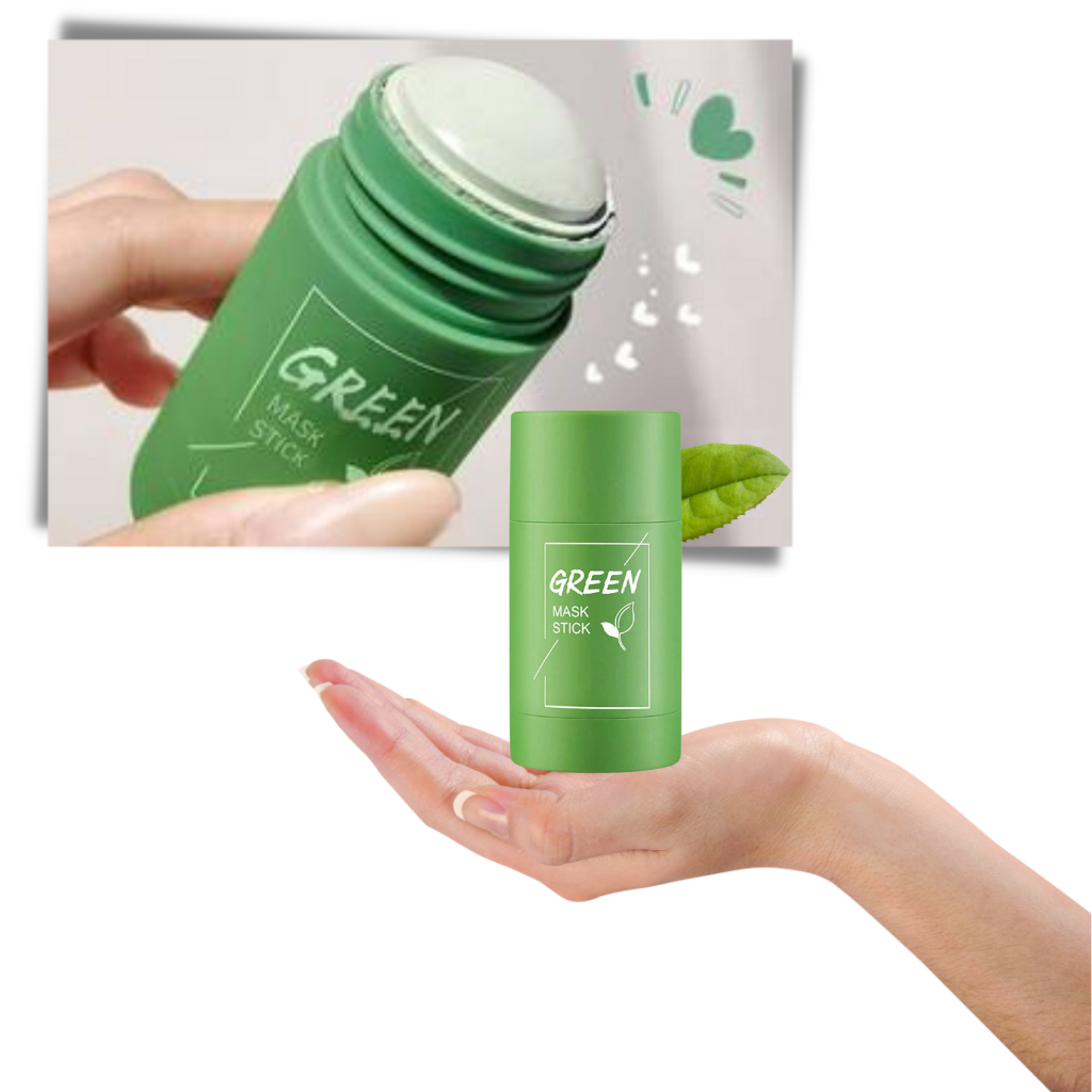Maschera di tè verde pulizia profonda per rimuovere i pori e i comedoni - Ozerty