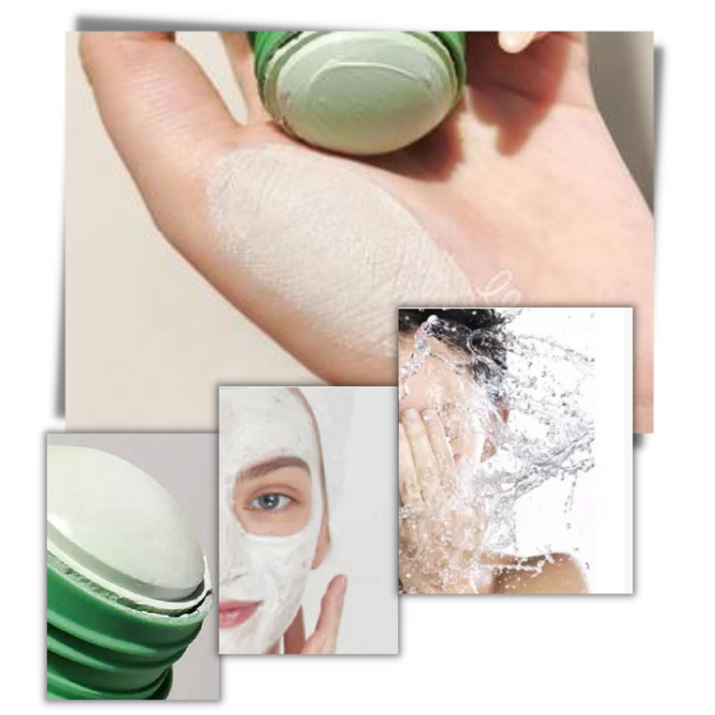 Maschera di tè verde pulizia profonda per rimuovere i pori e i comedoni - Ozerty