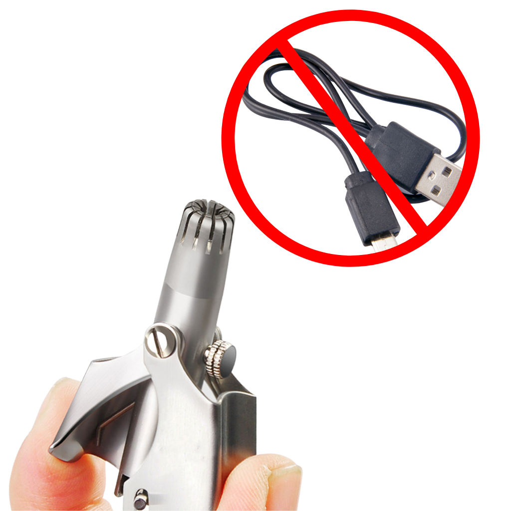 Trimmer manuale portatile per i peli del naso - Ozerty