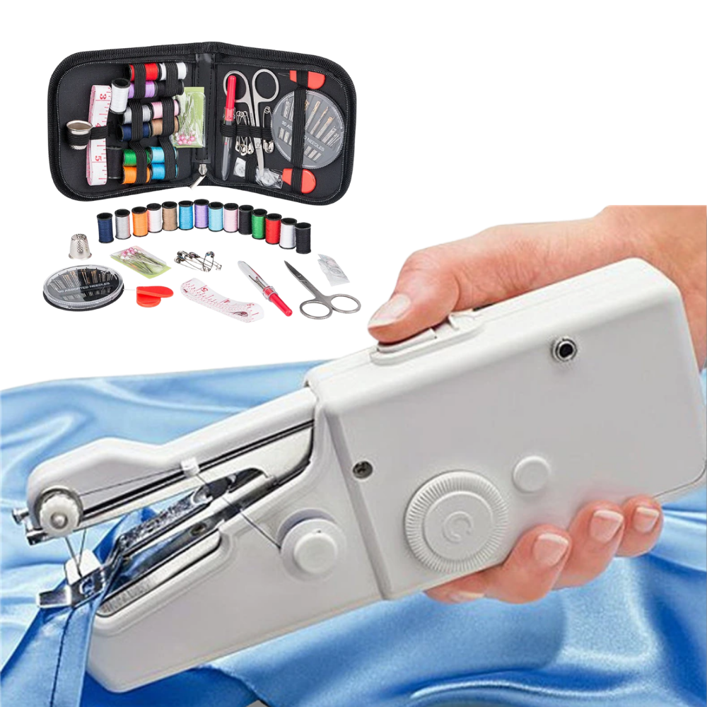 Macchina per cucire manuale e kit da cucito - Ozerty