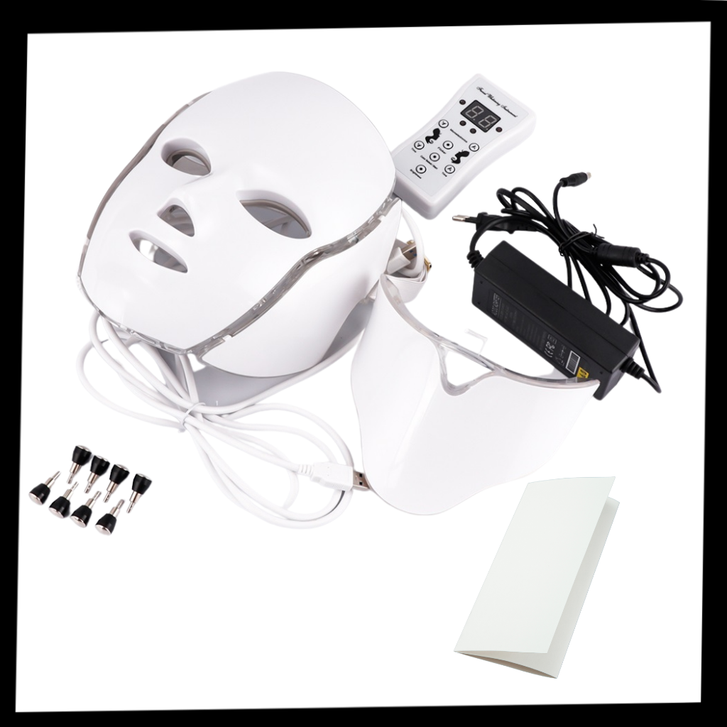 Maschera professionale di terapia della luce dei fotoni a LED - Ozerty
