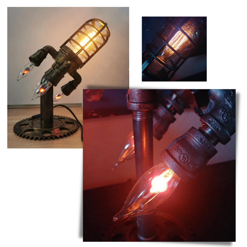 Lampada a LED a forma di razzo - Ozerty