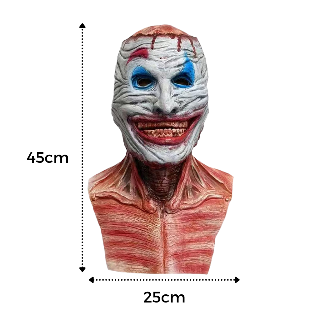 Maschera doppia realistica di Halloween Horror  - Ozerty