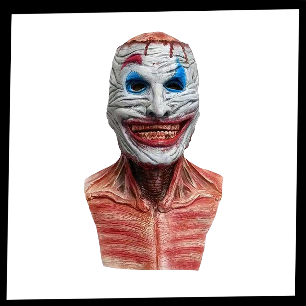 Maschera doppia realistica di Halloween Horror  - Ozerty