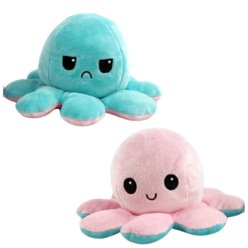 Mini polpo di peluche reversibile - Ozerty