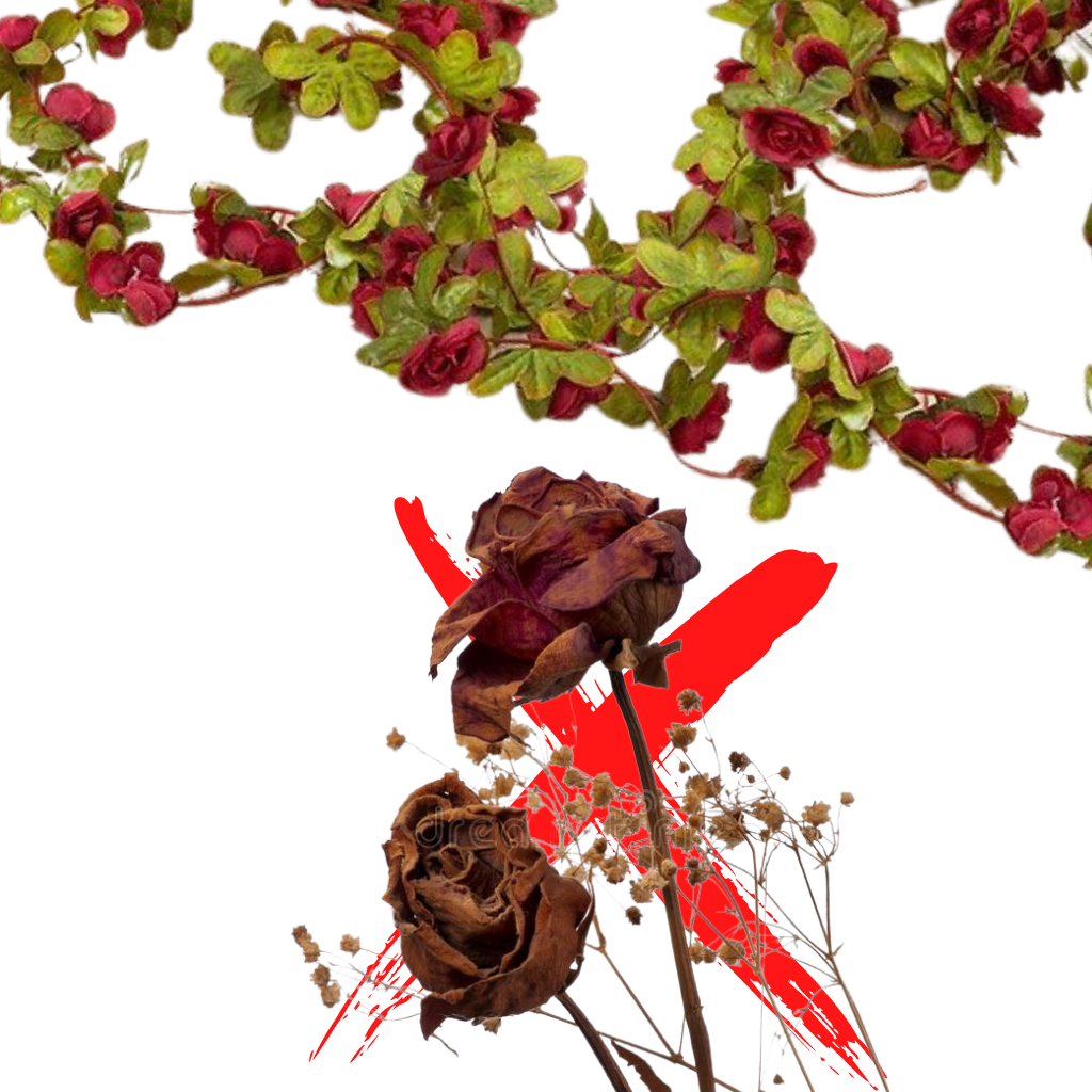 Ghirlanda di rose artificiali  - Ozerty
