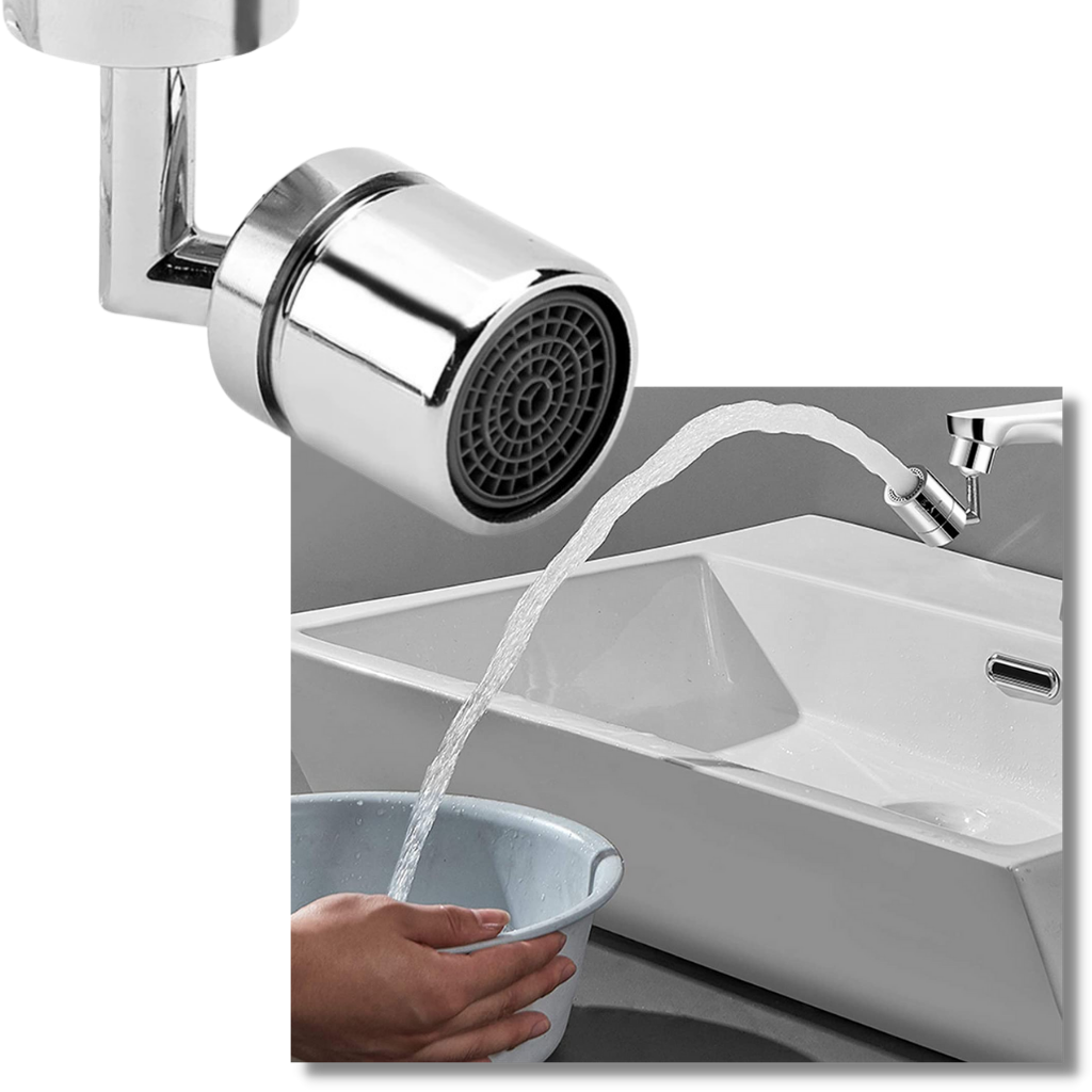Ugello del rubinetto girevole a 360° anti-schizzo