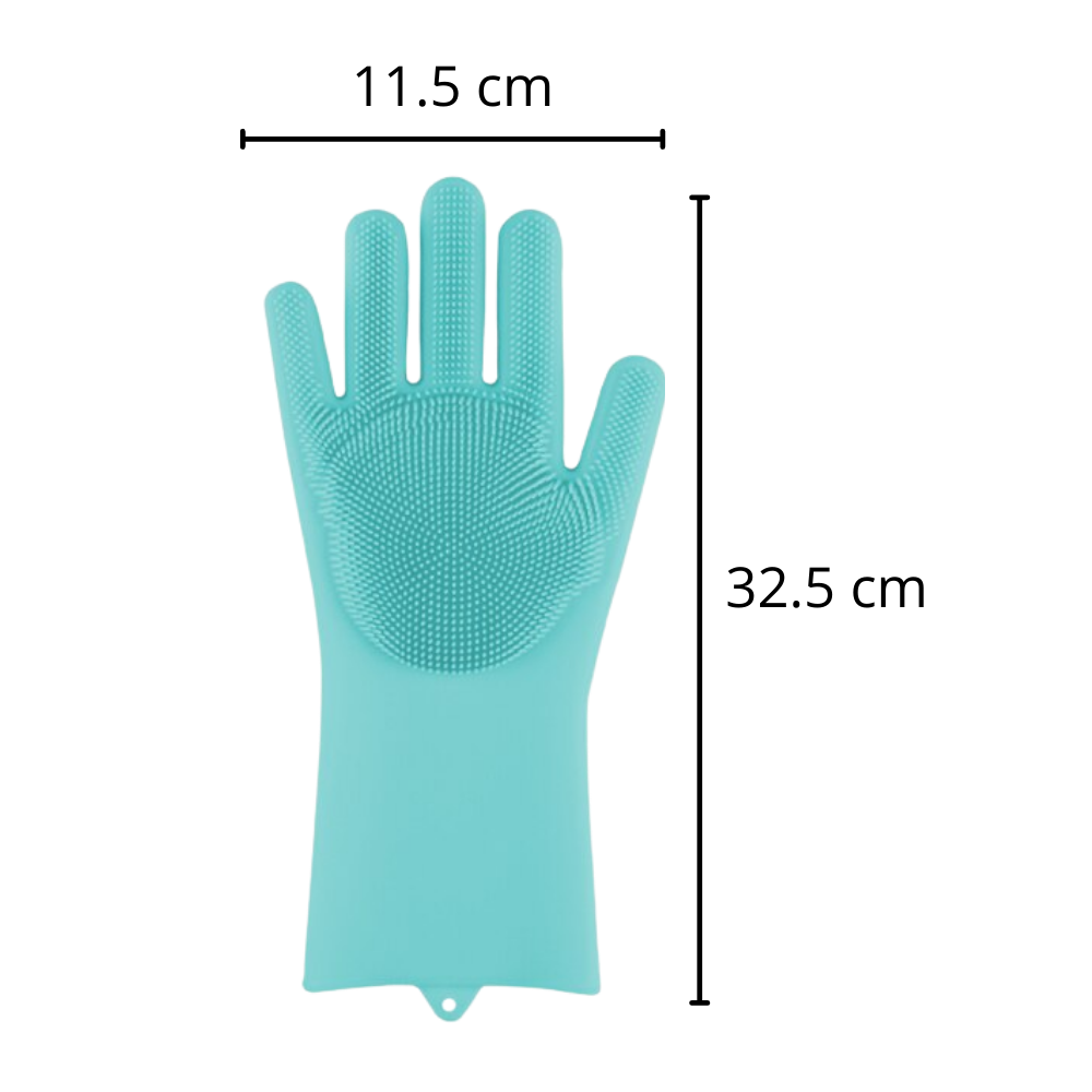 Guanti di lavaggio multiuso in silicone - Ozerty