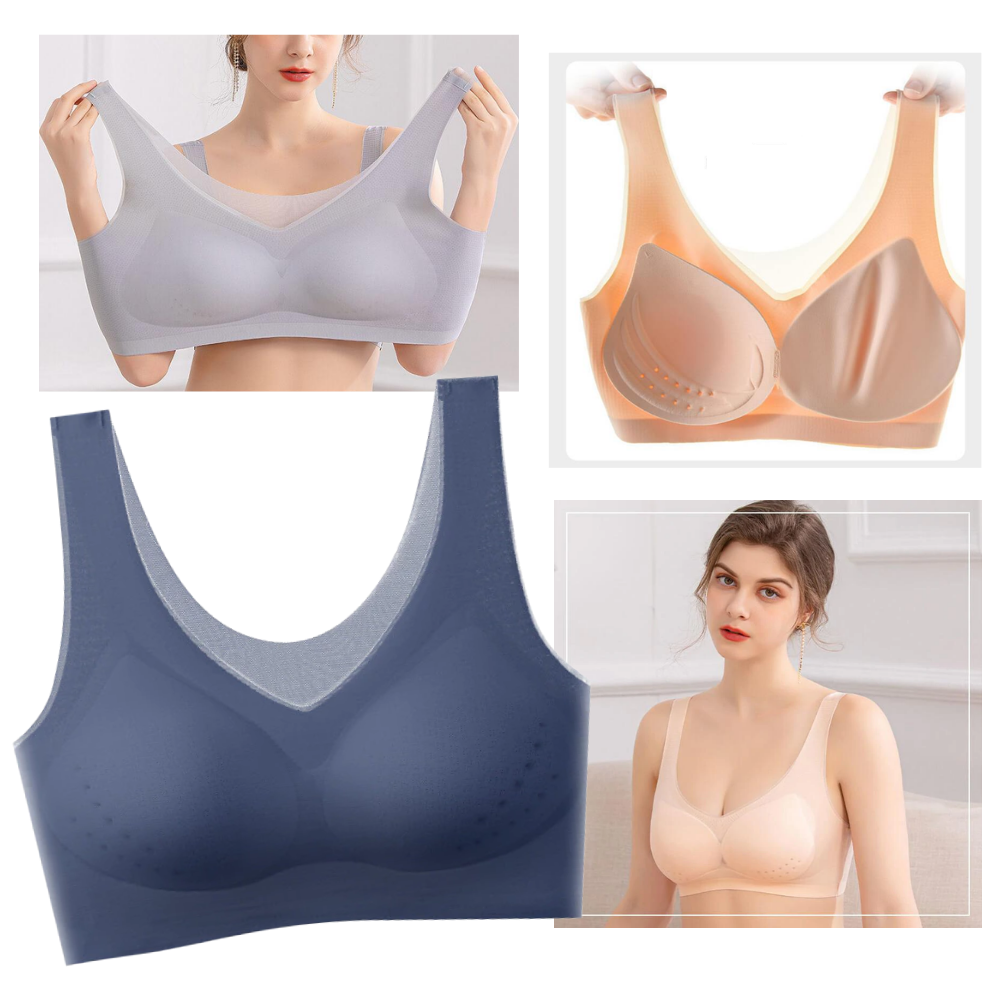 Reggiseno ultrasottile in seta di ghiaccio senza cuciture - Ozerty