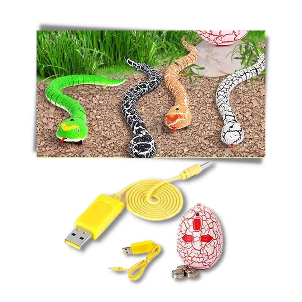 Giocattolo a serpente interattivo telecomandato per gatto - Ozerty