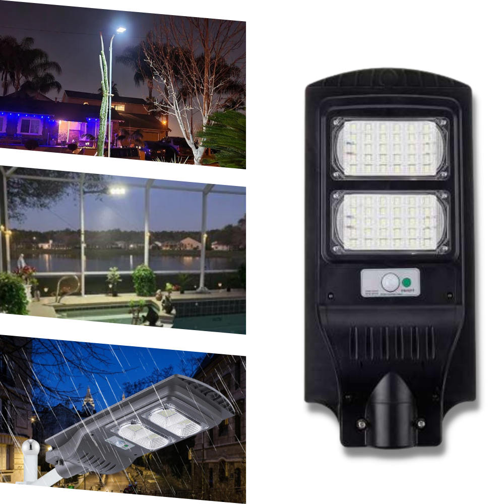 LED per esterni a energia solare con rilevamento del movimento - Ozerty