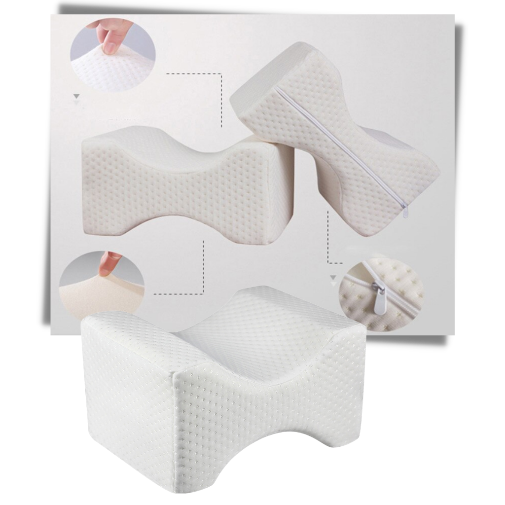 Cuscino laterale per ginocchia e gambe memory foam - Ozerty