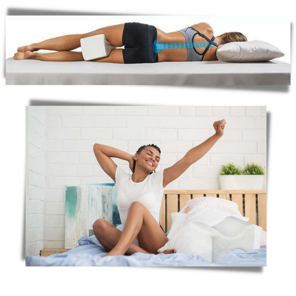 Cuscino laterale per ginocchia e gambe memory foam - Ozerty