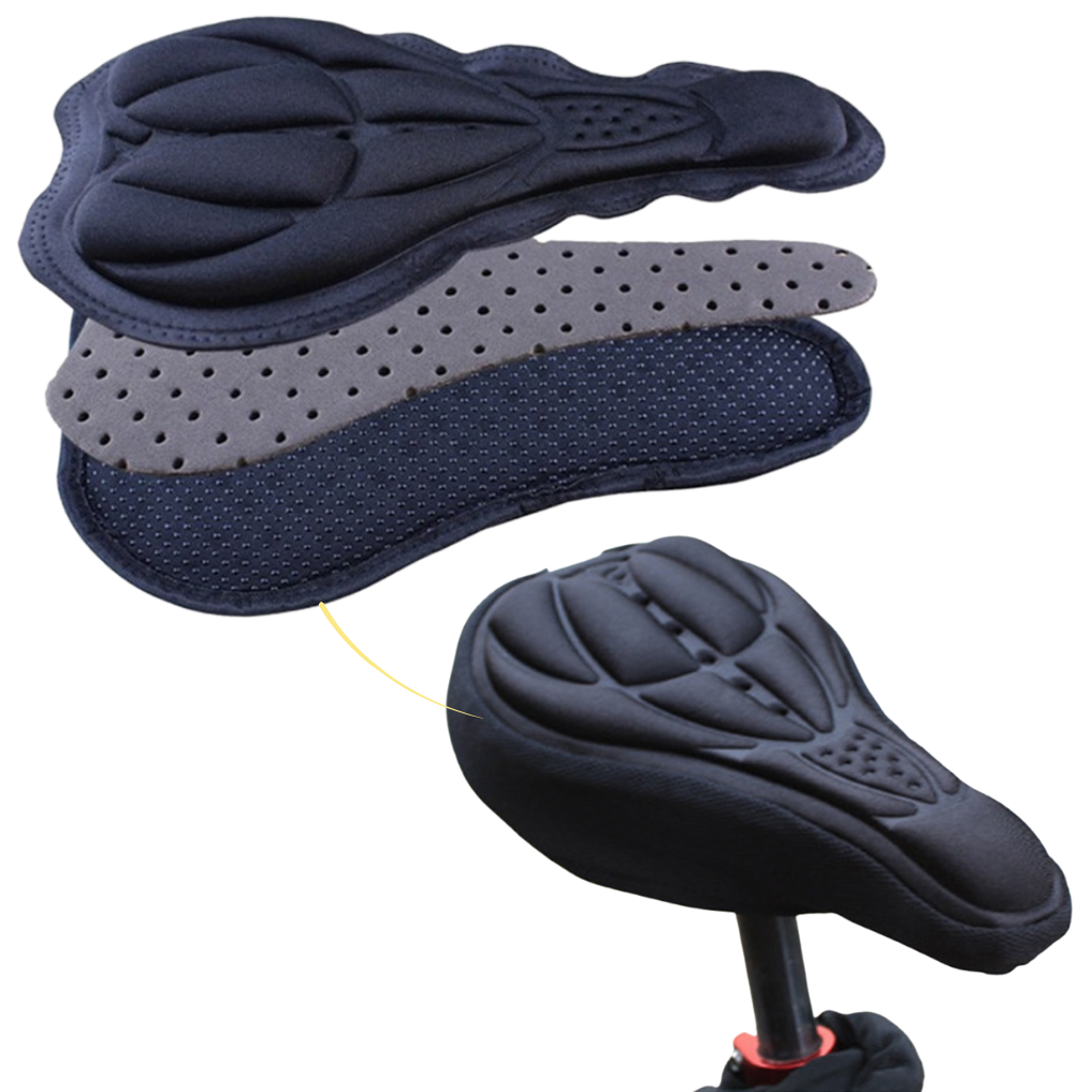 Cuscino del sedile della bicicletta imbottito in gel di silicone - Ozerty