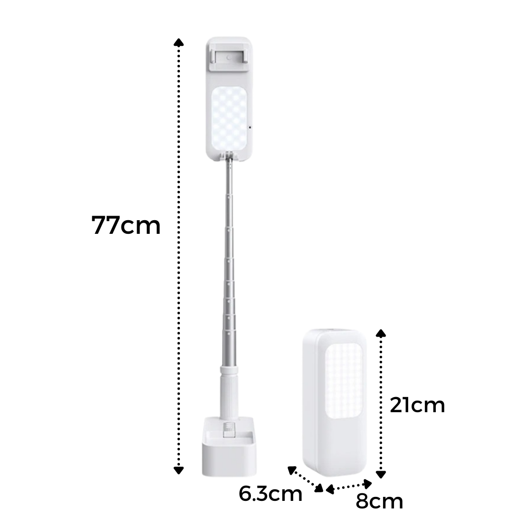 Supporto per smartphone integrato nel kit di luci Bluetooth - Ozerty